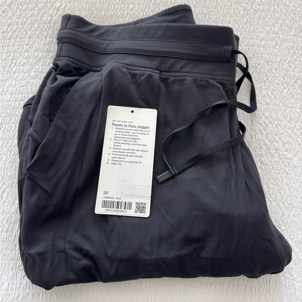 Lululemon Ready to Rulu Jogger, Black, Size 20